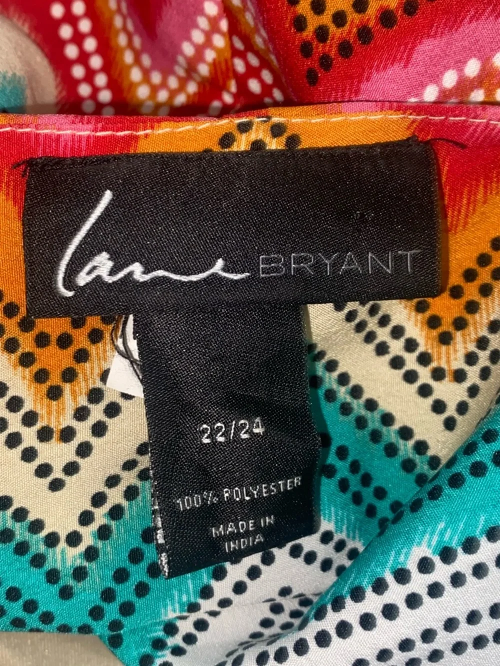 LANE BRYANT Aztec Print Multicolor Dress 22/24 - Picture 3 of 3